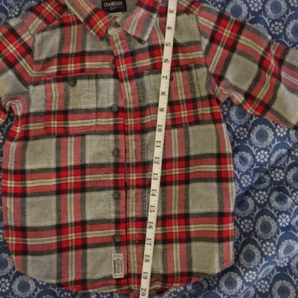 Oshkosh Bgosh Size 5 Flannel Shirt